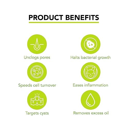 Humane Benzoyl Peroxide Acne Body Wash - 5% Regular-Strength Acne Treatment for Face, Skin, Back and Body - 16 Fl Oz - Dermatologist-Tested Non-Foamin