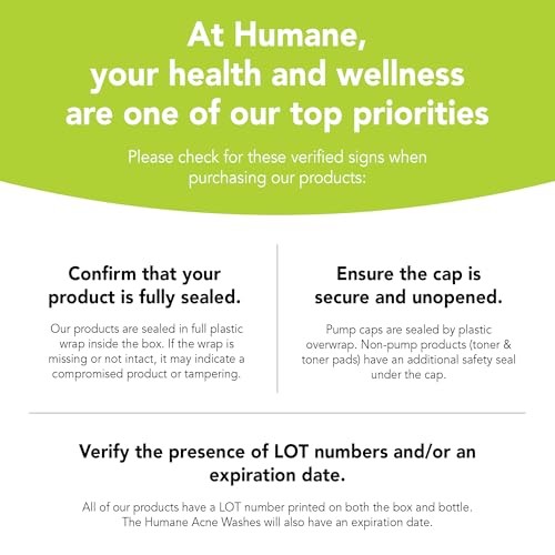 Humane Benzoyl Peroxide Acne Body Wash - 5% Regular-Strength Acne Treatment for Face, Skin, Back and Body - 16 Fl Oz - Dermatologist-Tested Non-Foamin