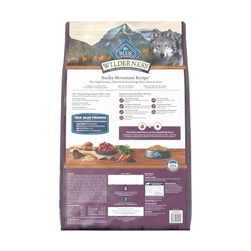 Blue Buffalo Wilderness Rocky Mountain Recipe Large Breed Adult Dry Dog Food  Bison  22-lb. Bag thumbnail