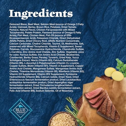 Blue Buffalo Wilderness Rocky Mountain Recipe Large Breed Adult Dry Dog Food  Bison  22-lb. Bag thumbnail