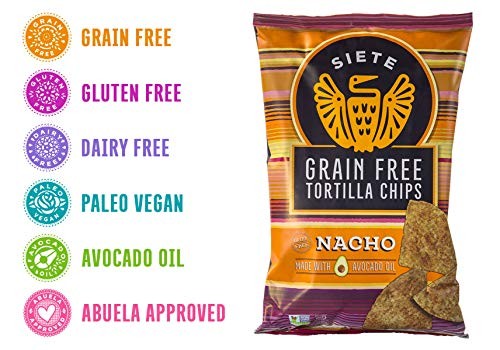 Siete Nacho Grain Free Tortilla Chips  5 Oz Bags  2-Pack thumbnail
