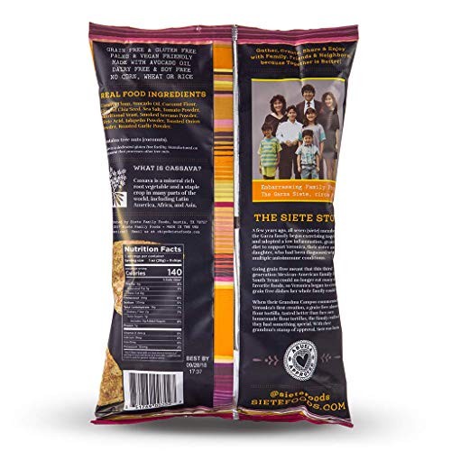 Siete Nacho Grain Free Tortilla Chips  5 Oz Bags  2-Pack thumbnail