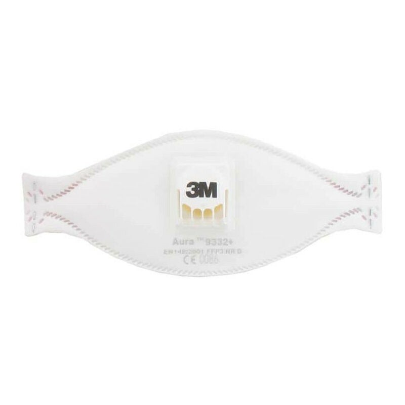 Masque 3M Aura 9332 Anti-poussières Pliable FFP3 Avec Soupape X 5