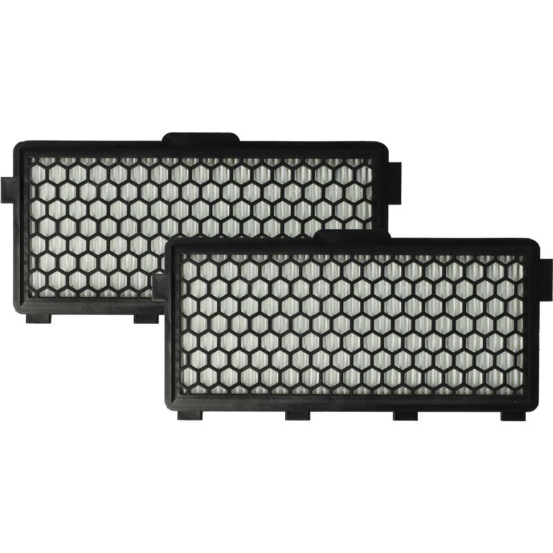 Vhbw - 2x Filtre Compatible Avec Miele S512, S5221, S512-1, S 5000 - S 5999, S5211, S514, S5220, S5210, S511, S518-1 Aspirateur - Filtre Hepa D'évacu