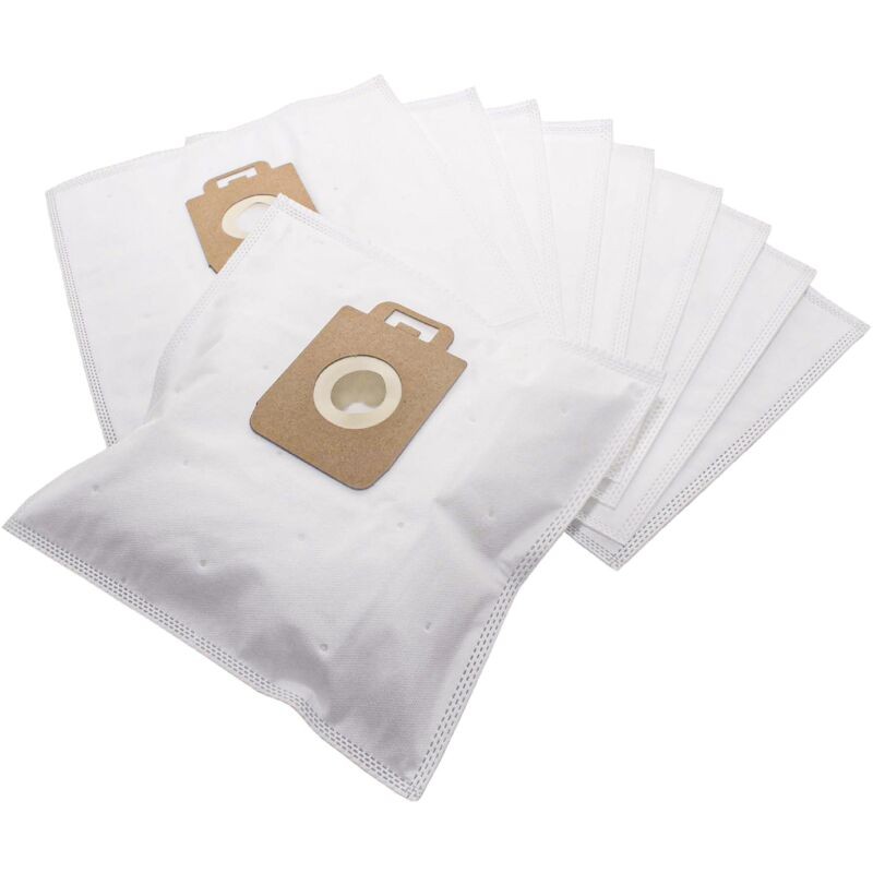 Vhbw - 10x Sacs Aspirateur Compatibles Avec Electrolux Essension Zeo 5400 - 5499 - Microfibre Non Tissée, 32cm X 19cm Blanc