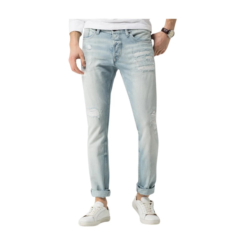 Tommy Hilfiger, Straight Fit Jeans, Male, Blue, W36, Tapered 0765 911 Denim