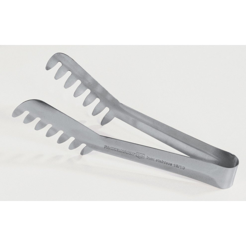 Fackelmann Stainless Steel Spaghetti Tongs Silver 19 X 11.8 X 2 Cm thumbnail
