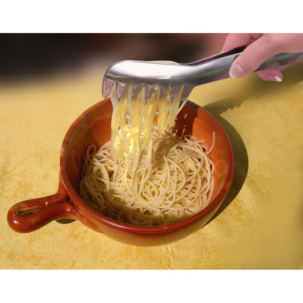 Fackelmann Stainless Steel Spaghetti Tongs Silver 19 X 11.8 X 2 Cm thumbnail