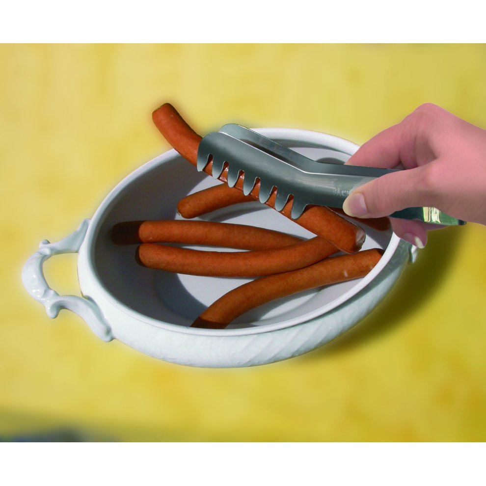 Fackelmann Stainless Steel Spaghetti Tongs Silver 19 X 11.8 X 2 Cm thumbnail