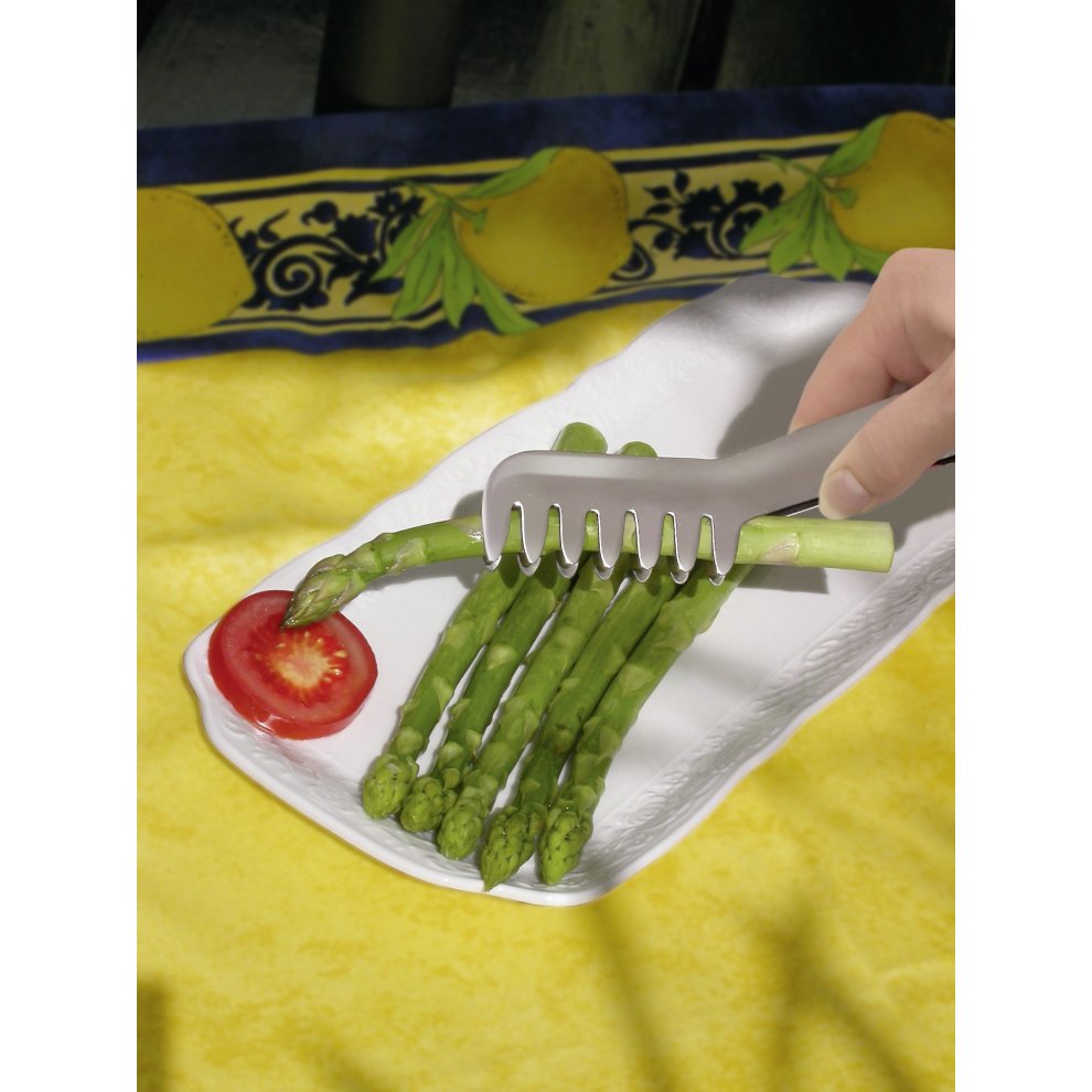 Fackelmann Stainless Steel Spaghetti Tongs Silver 19 X 11.8 X 2 Cm thumbnail