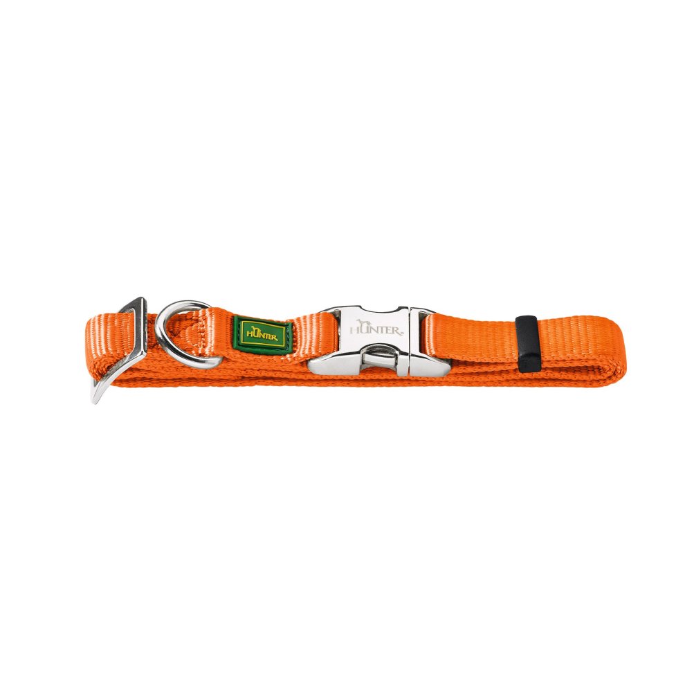 Dog Collar Hunter Alu-Strong Orange Size S (30-45 Cm)