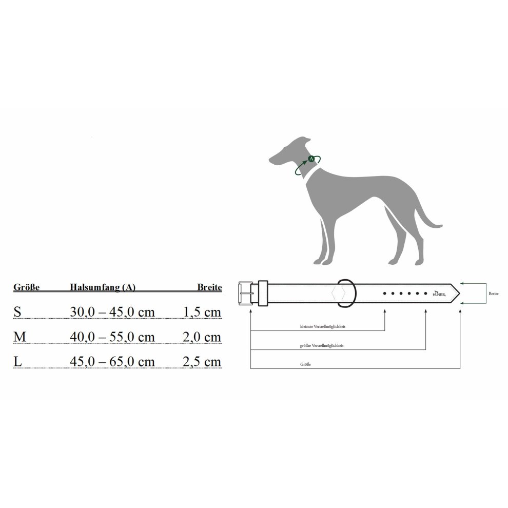 Dog Collar Hunter Alu-Strong Orange Size S (30-45 Cm) thumbnail