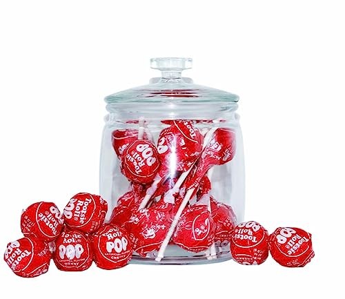Cherry Lollipops, Red Bulk Tootsy Pops- Cherry Lollipops, Cherry Flavored Suckers, All Red Suckers by Queen City Candy Cave 8 Oz thumbnail