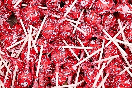 Cherry Lollipops, Red Bulk Tootsy Pops- Cherry Lollipops, Cherry Flavored Suckers, All Red Suckers by Queen City Candy Cave 8 Oz thumbnail