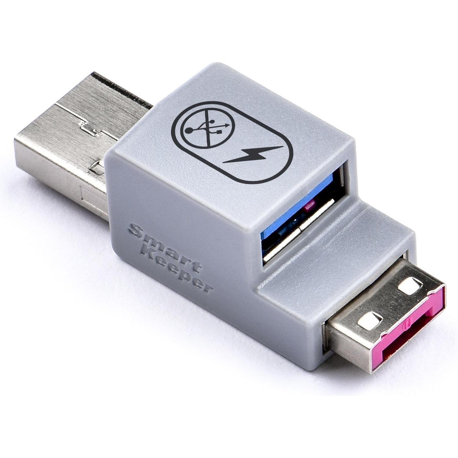 SmartKeeper Basic USB-a Port Smart Data Blocker Pink