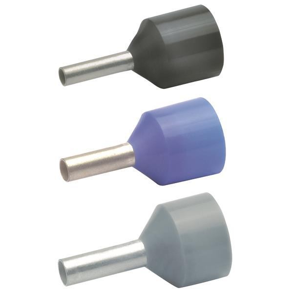 KLAU Aderendhülse Blau 43312 2,5qmm Halogenfrei (Inhalt 100 Stück)