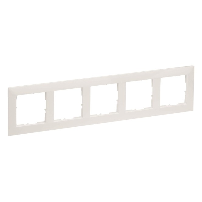 Legrand 765175 SEANO 5-fach Rahmen in Der Farbausführung Ultrawei