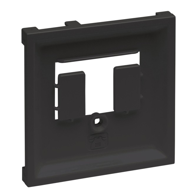 Legrand 765455 SEANO Abdeckung F.TDO & TAE in Der Farbausführung Anthrazit