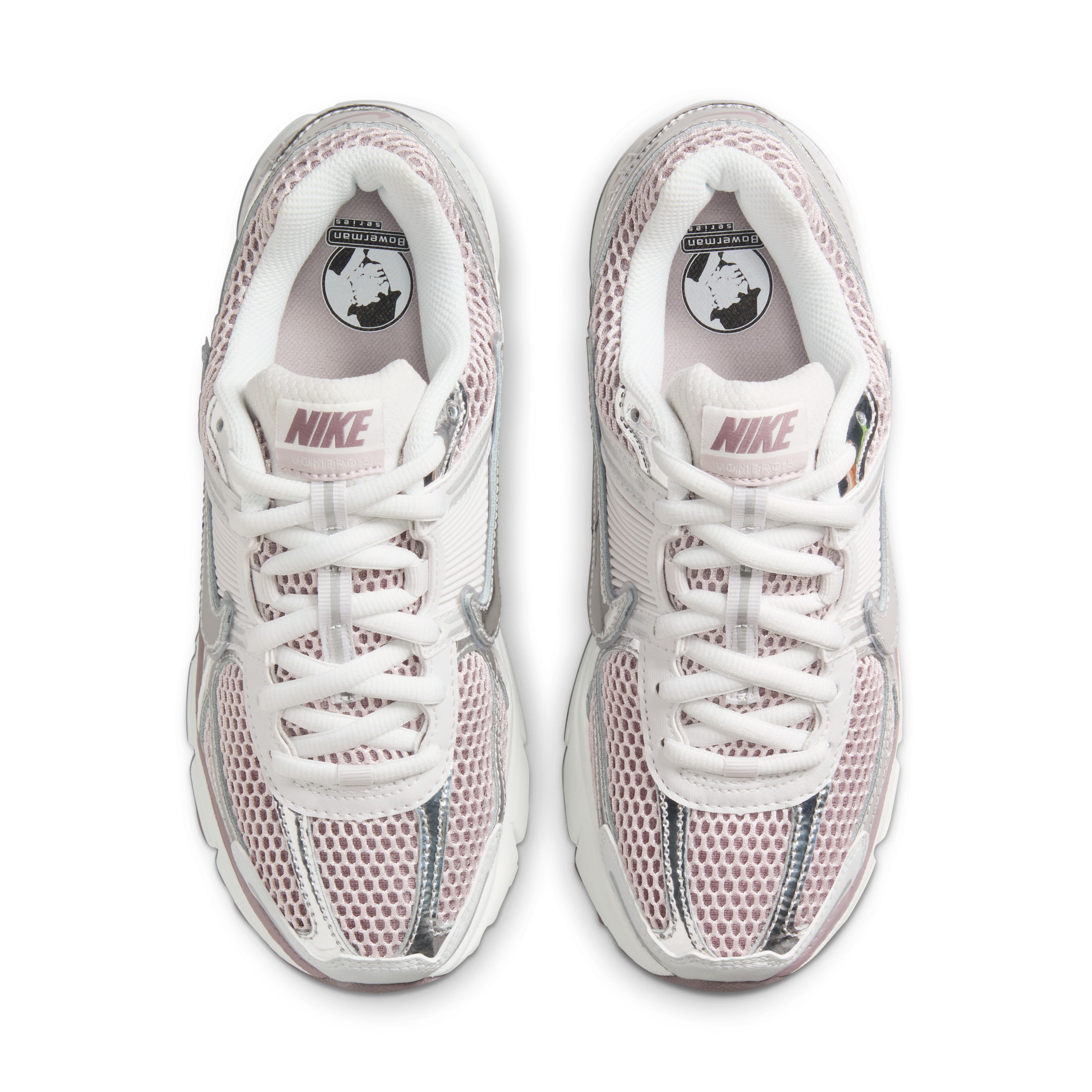 Nike Wmns Zoom Vomero 5 - VAST GREY/MTLC SILVER-PLATINUM VIOLET-TAUPE GREY-REFLECT SILVER-SUMMIT WHITE - Unisex - 12