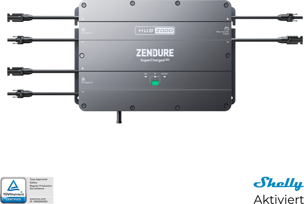 Technaxx Balkonkraftwerk Zendure ZDHUB2000, Ergnzung Für Balkonkraftwerke thumbnail