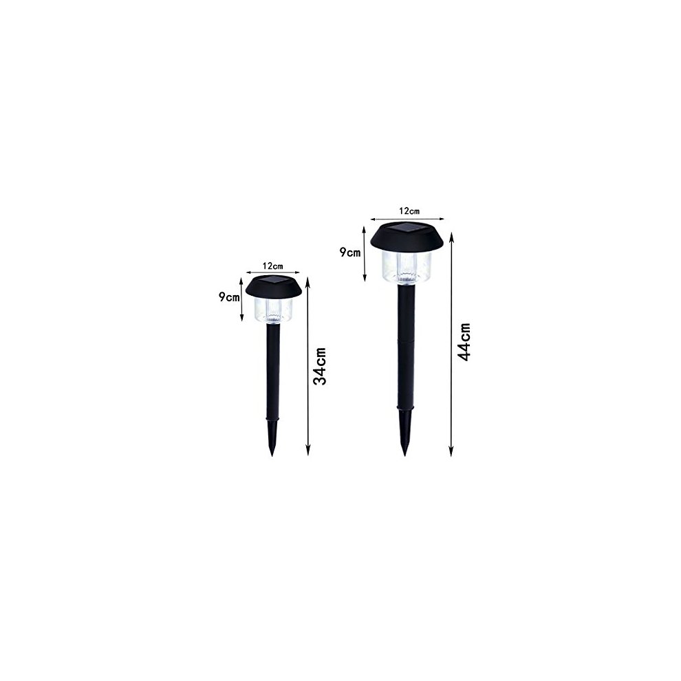 Display4top 6 Pack Solar Powered Garden Lights Outdoor Super-Bright 15 Lumens,Easy No-Wire Installation; All-Weather/Water-Resistant,Use for Path,... thumbnail