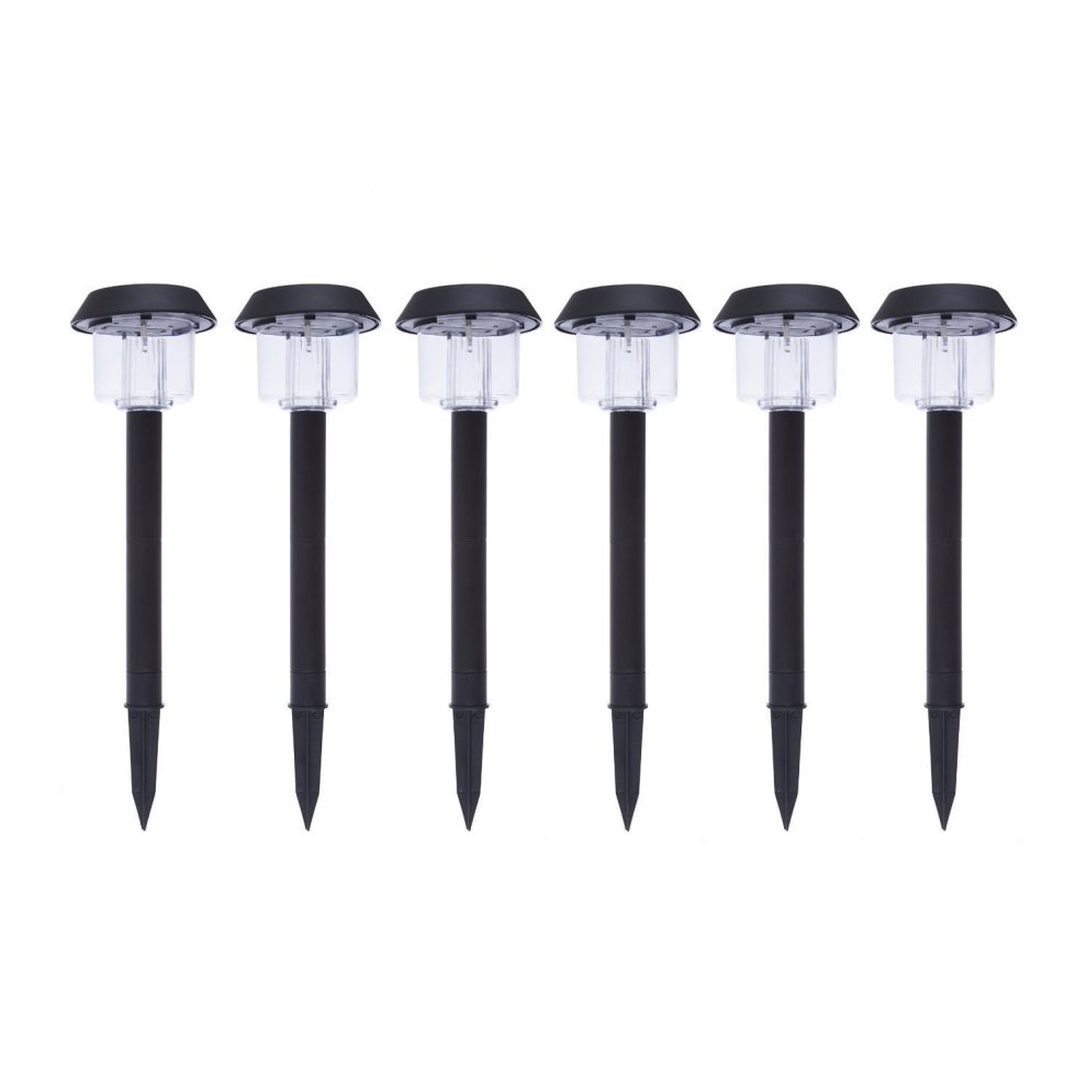 Display4top 6 Pack Solar Powered Garden Lights Outdoor Super-Bright 15 Lumens,Easy No-Wire Installation; All-Weather/Water-Resistant,Use for Path,... thumbnail