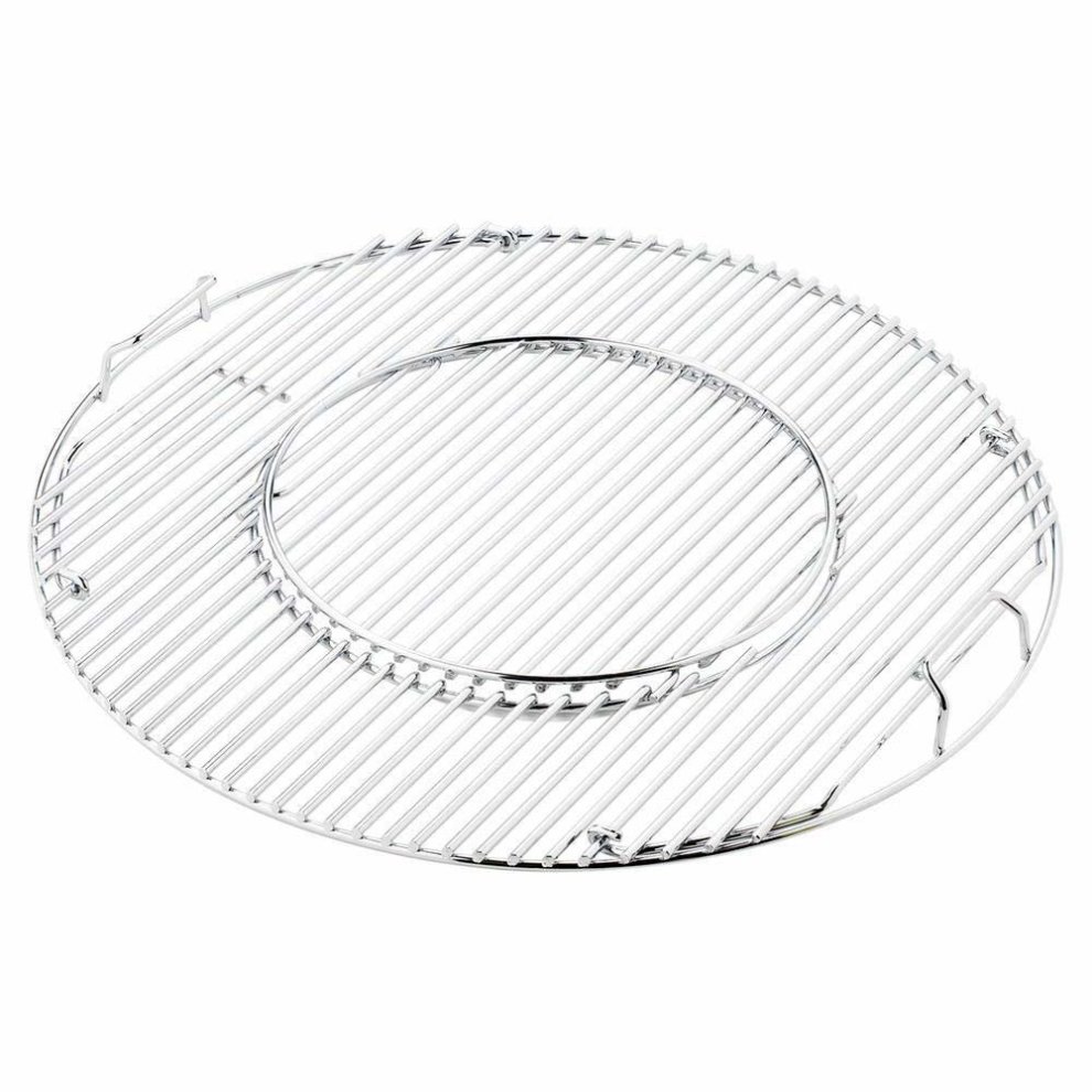 Bar. B.q.s Replacement for Weber 8835, Fits 57cm Weber Charcoal Grills Stainless Steel Gourmet BBQ System Hinged Cooking Grate thumbnail