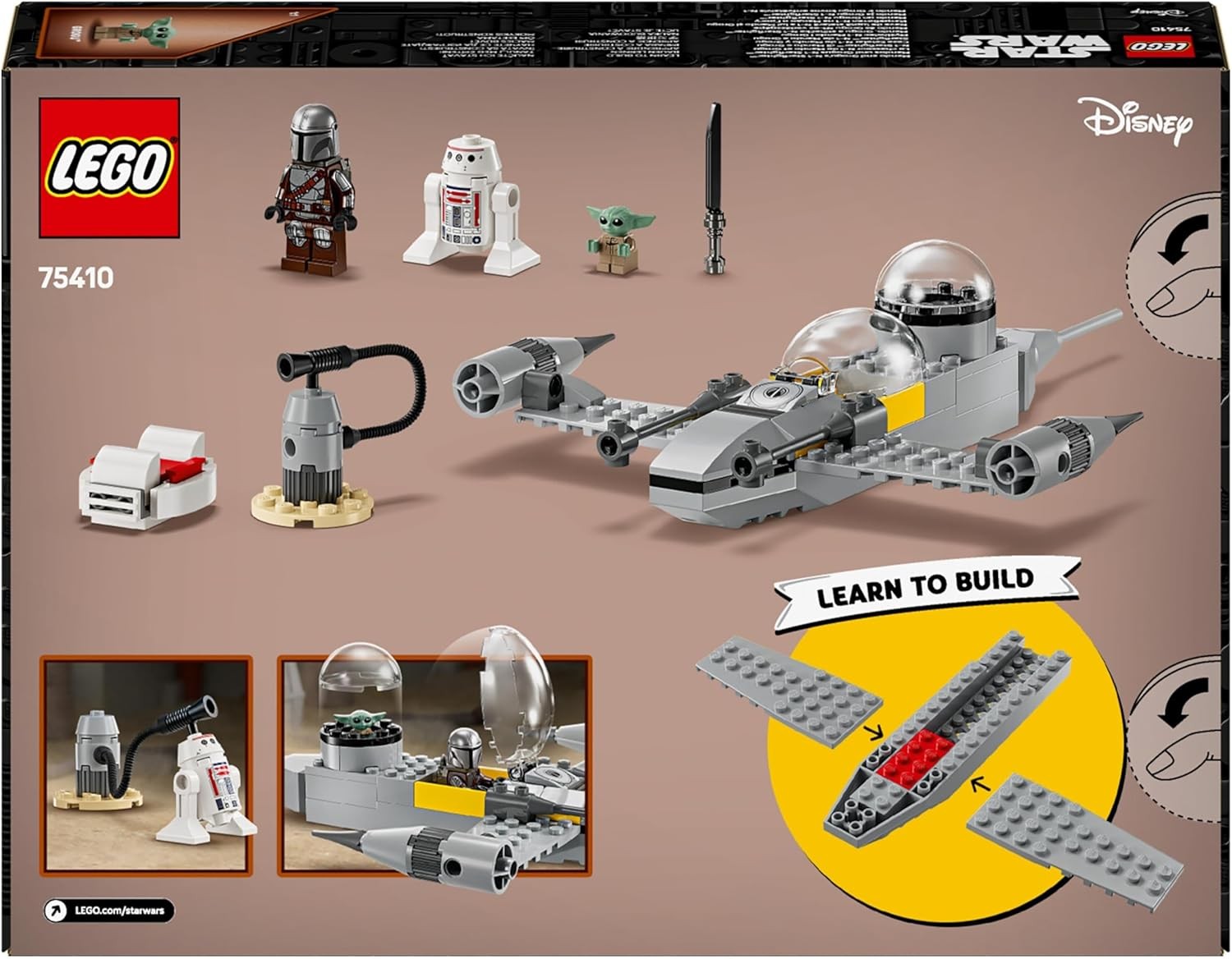 LEGO Star Wars Mando and Grogu’s N-1 Starfighter Set 75410 thumbnail