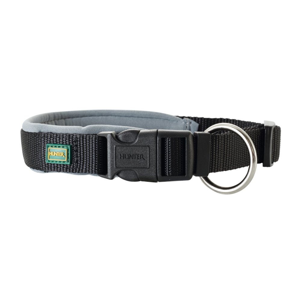 Dog Collar Hunter Neopren Vario Black (35-40 Cm)