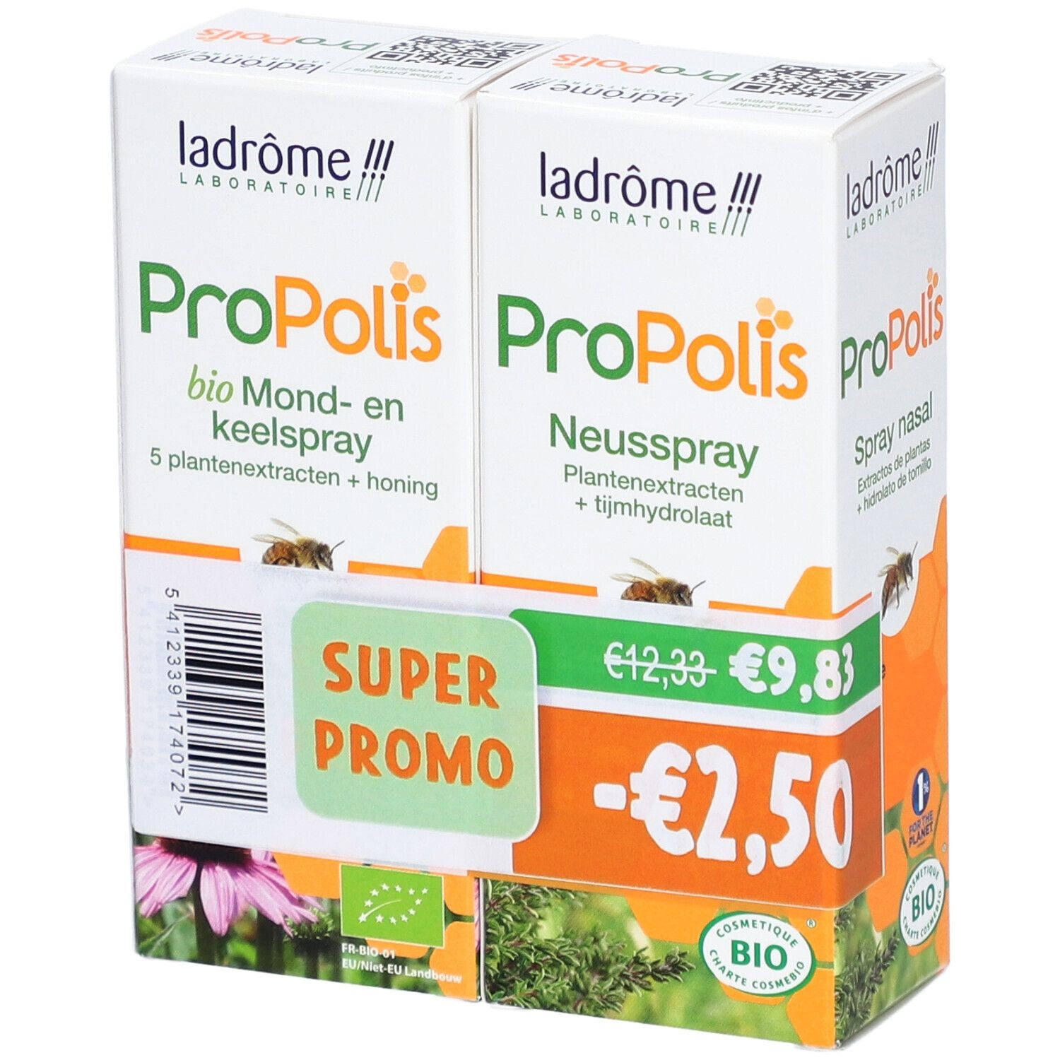 Ladrme Spray Nasal Propolis + Spray Gorge Et Bouche Propolis thumbnail