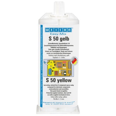 Easy-Mix S 50 Gelb | Epoxid-Vergussmasse | 50 Ml | Gelb