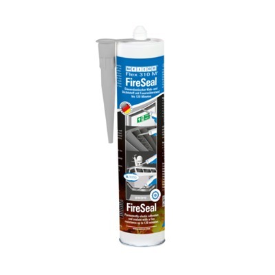 Flex 310 M FireSeal | Brandhemmender Dauerelastischer Dichtstoff Auf MS-Polymer-Basis | 310 Ml | Betongrau