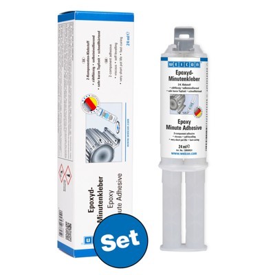 Epoxyd-Minutenkleber | Universeller Epoxidharzklebstoff | 1 Set | Transparent