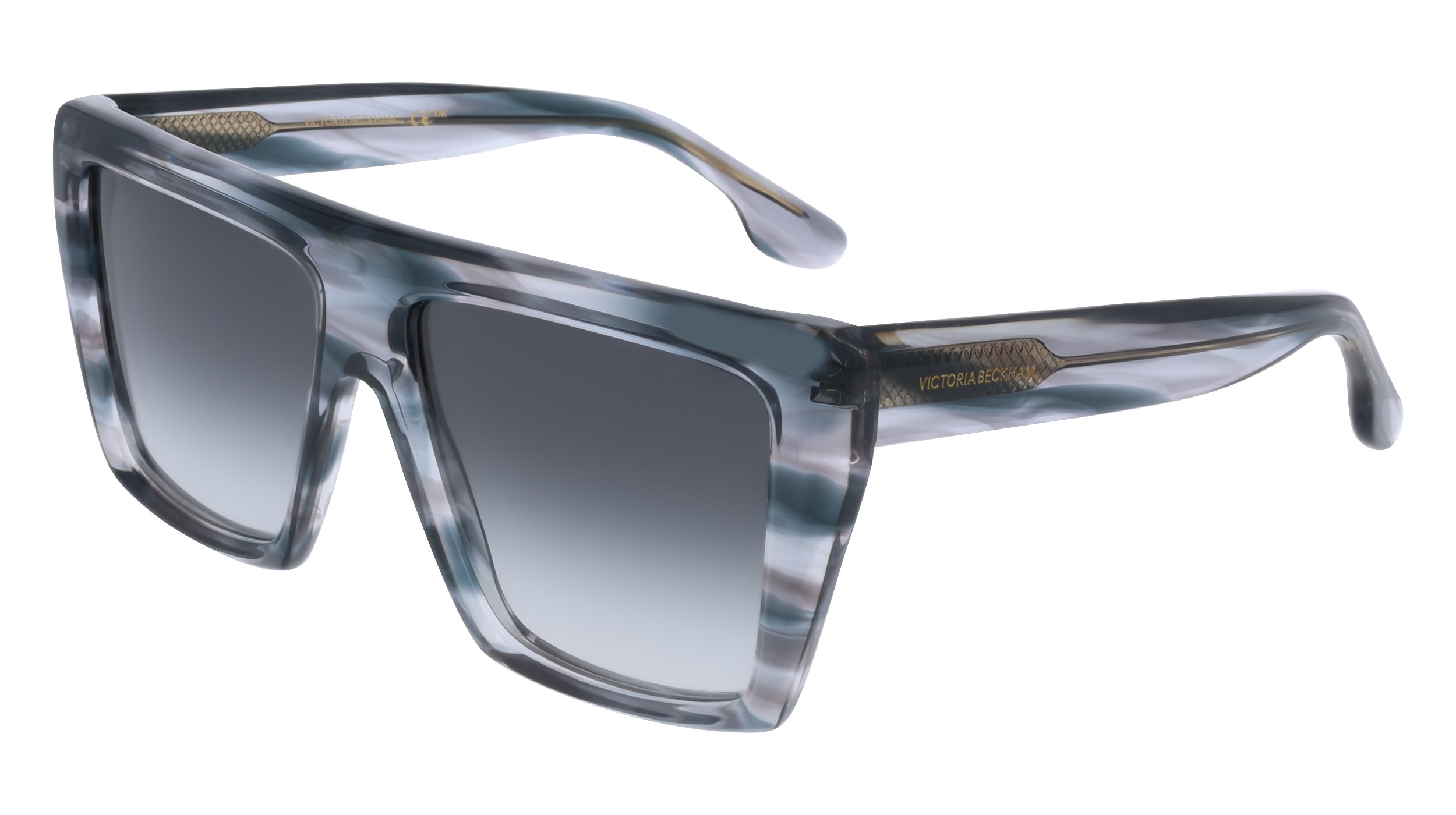 Victoria Beckham Woman VB686S 035 Sunglasses Acetate Grey  Squared Normal