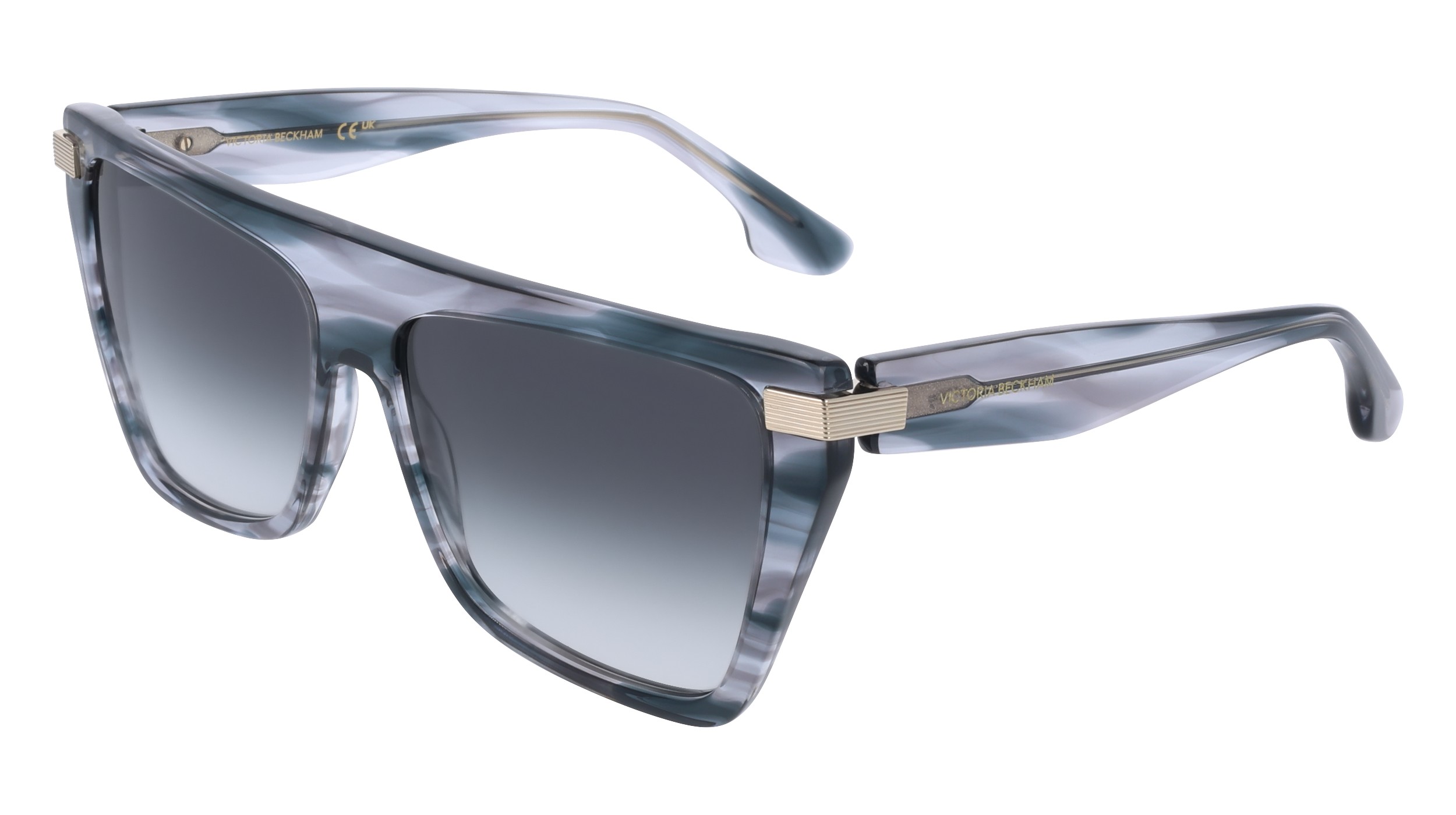 Victoria Beckham Woman VB684S 035 Sunglasses Acetate Grey  Squared Normal