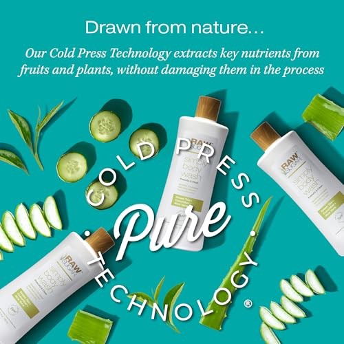 RAW SUGAR Sensitive Skin Simply Body Wash - Green Tea + Cucumber + Aloe Vera, Moisturizing & Brightening Bath & Shower Gel, Sulfate-Free, Paraben-Free thumbnail