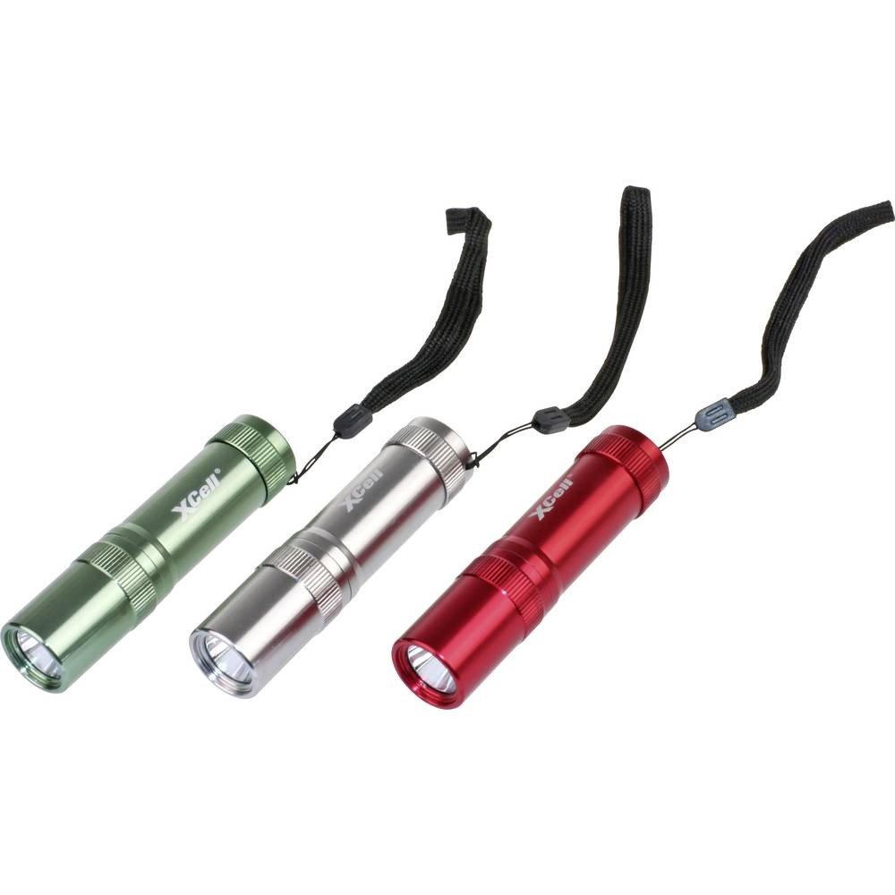 XCell Basic 1W LED Taschenlampe Batteriebetrieben 130 Lm 90.6 G