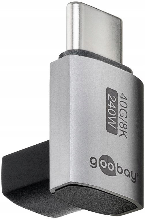 Goobay 74444 USB-c Adapter Vertical 90 Short, USB4 Goobay