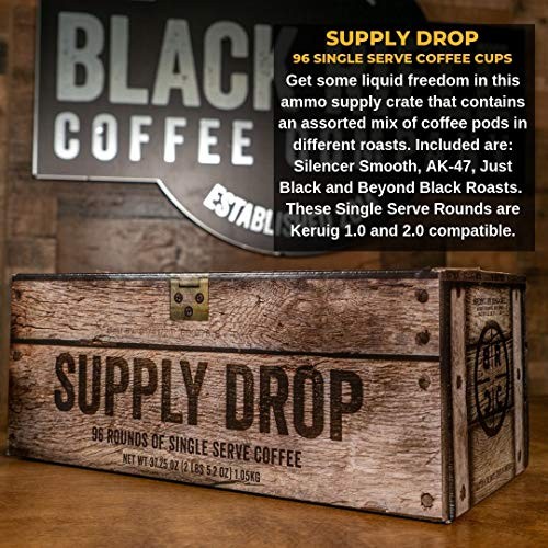 Black Rifle Coffee Supply Drop – 96 K-Cup Variety Pack  Light to Dark Roast thumbnail