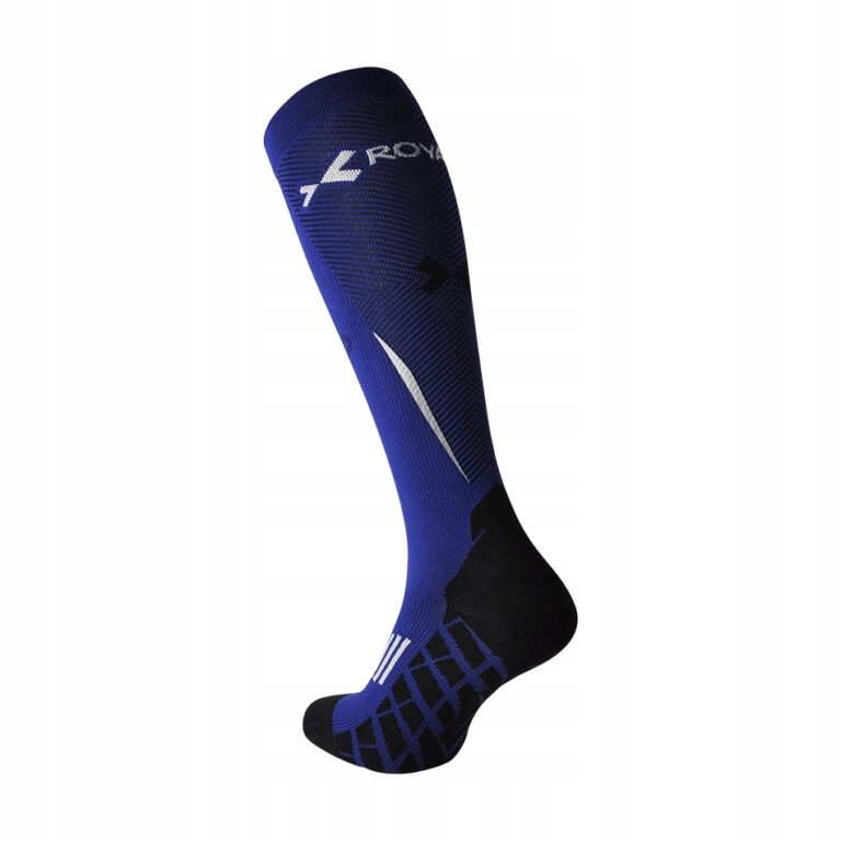 Skarpety Kompresyjne Getry Royal Bay Energy 5999 Wysokie Granatowe 45-47 C3