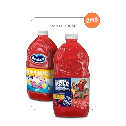 2MS Box with 5 Pack Ocen Spray Lemonade Juice Plastic Bottle 64 Fl Oz thumbnail