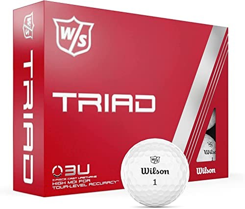 Photo 1 of Wilson Triad Golf Ball White 12pk 