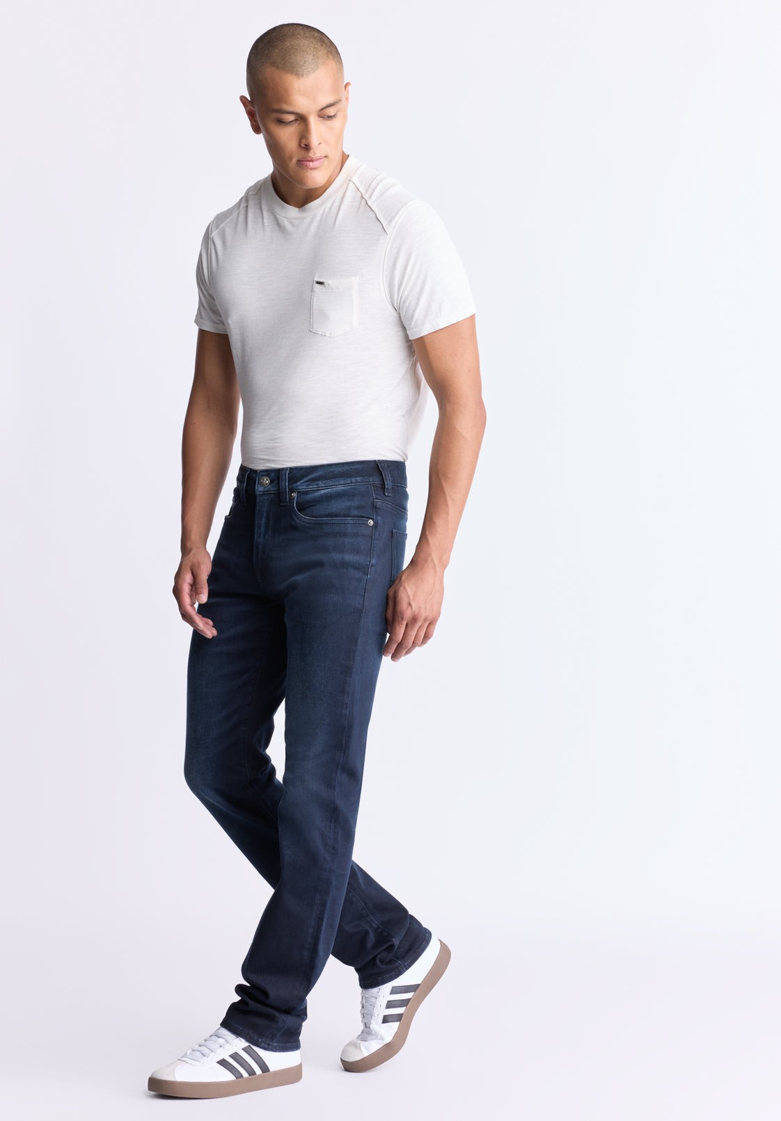 Buffalo Jeans Men's Straight Six Jeans, Dark Antique Blue - Size: 33 thumbnail