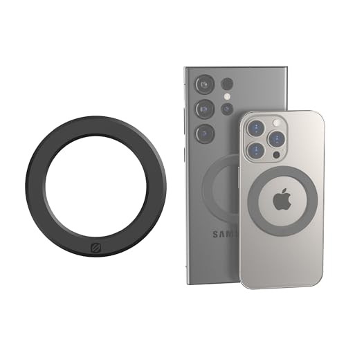 Photo 1 of Scosche MPLTMSPCH2-SP1 MagicRing Magnetic Adapter Ring for MagSafe Phone Mount, Accessories and Wireless Charging, Universal Metal Sticker Compatible