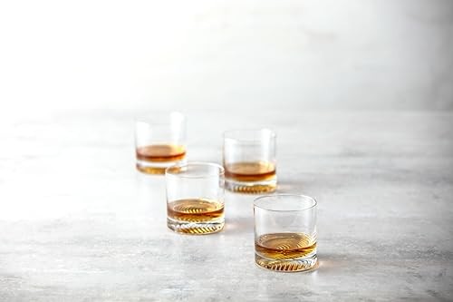 Zwiesel Glas Echo Crystal Glass, 13.5 Oz. Double Old Fashioned (Set of 4), Clear