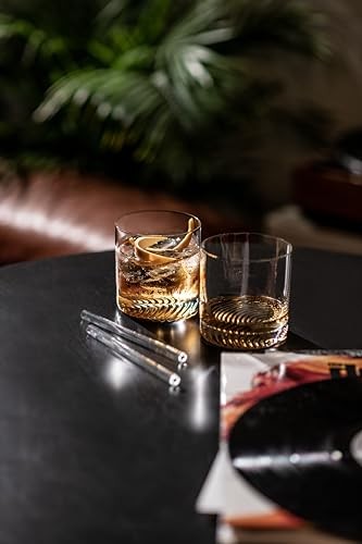 Zwiesel Glas Echo Crystal Glass, 13.5 Oz. Double Old Fashioned (Set of 4), Clear