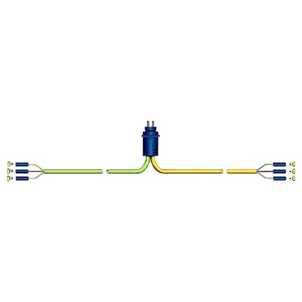 Phillips Industries 36-9201-2484 - Trailer Wiring Harness LED and Male Pin, Offset, 24 in. Roadside, 84 in. Curbside