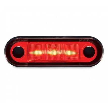 Hella 959657207 - Lamp S/Cl Mkr 9657 LED Red 12 V Sae