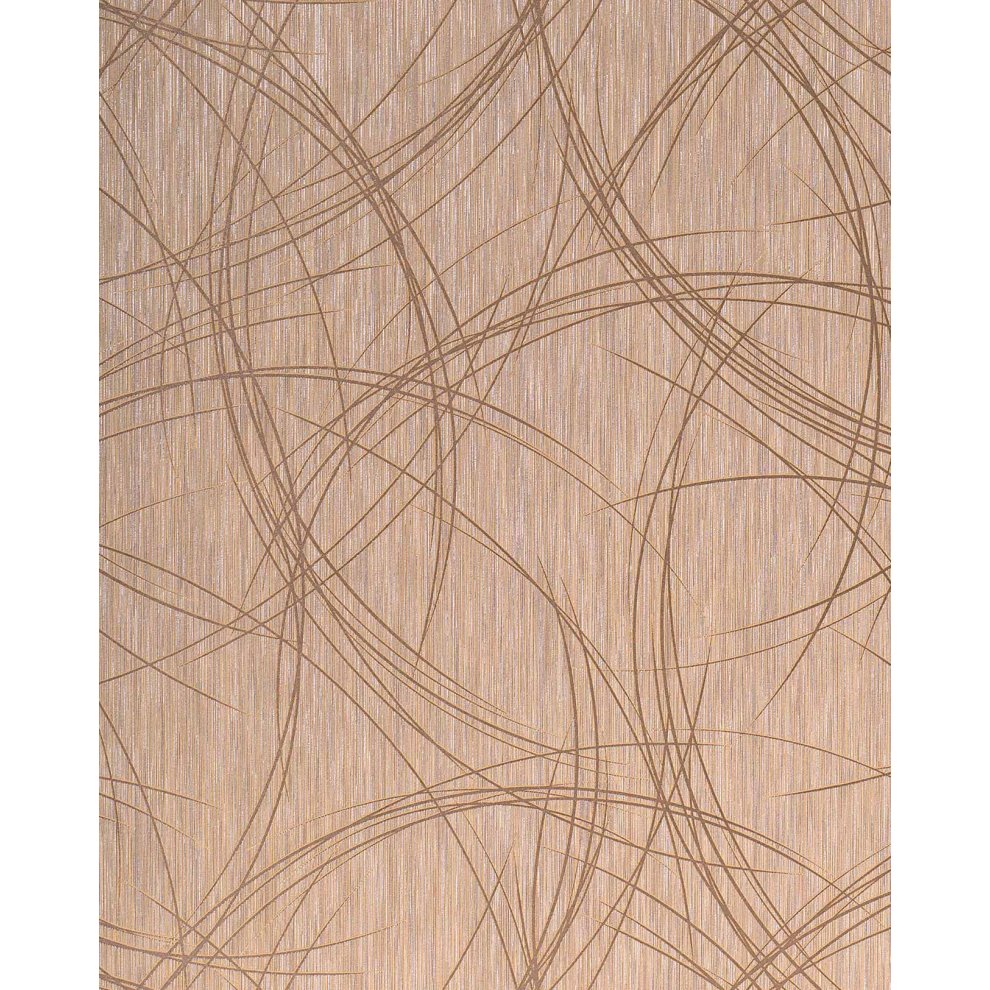 EDEM 1021-13 Design Wallpaper Crack Texture Metallic Look Brown Silver 5.33 Sqm