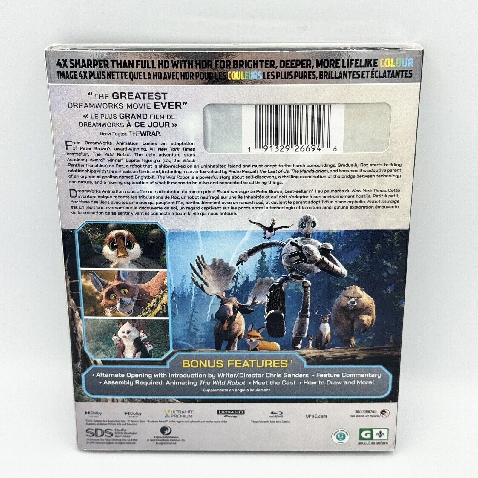 The Wild Robot (Collector's Edition) (4K Ultra HD) (Blu-ray Combo) thumbnail